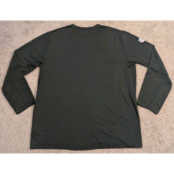 Nike NFL OnField Dri-Fit New York Jets Black Long Sleeve Shirt Men's 2XL - Picture 3 of 7